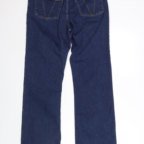 Rogers & Rogers Womens Blue  Denim Flared Jeans Size 18 L31 in