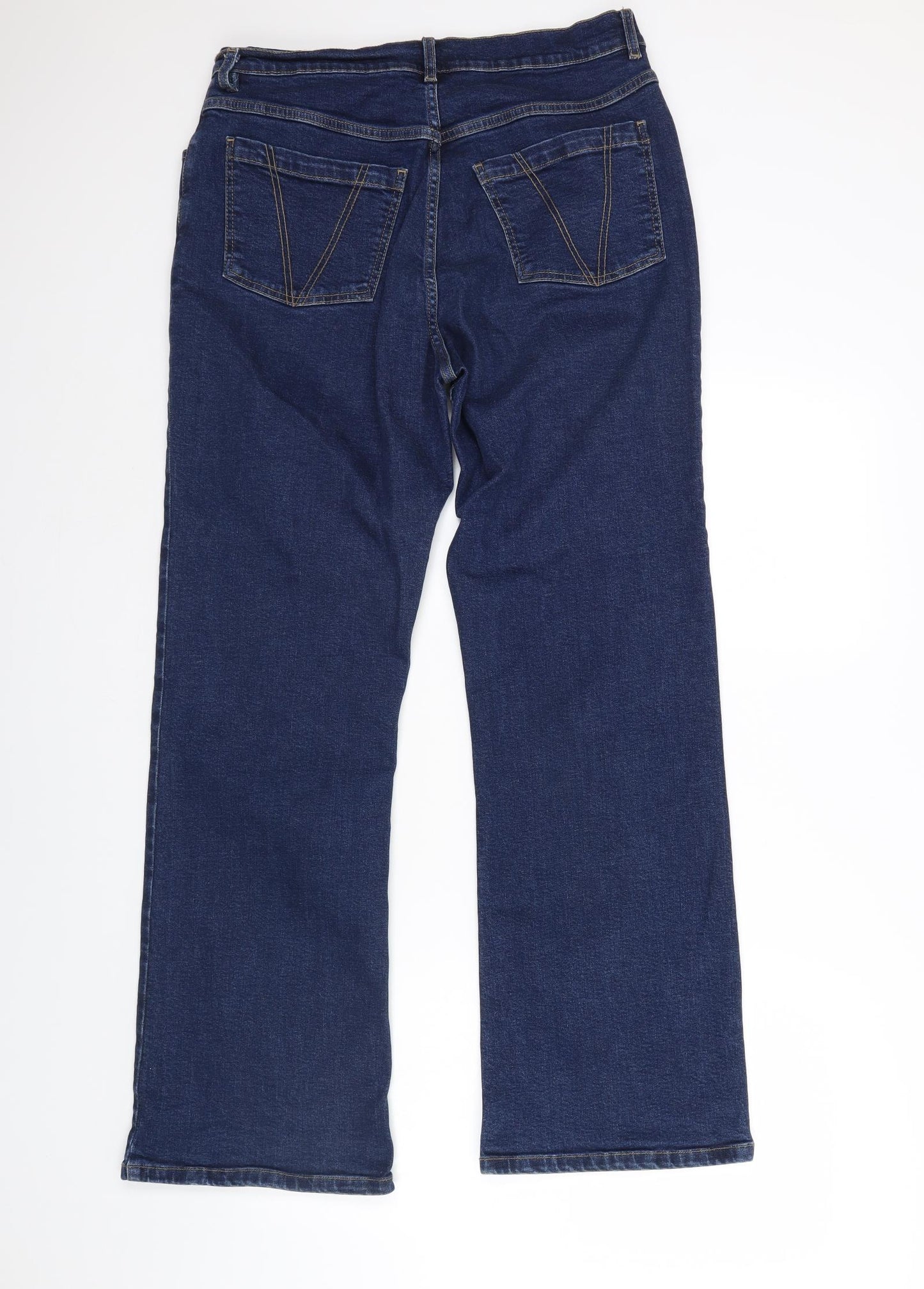 Rogers & Rogers Womens Blue  Denim Flared Jeans Size 18 L31 in