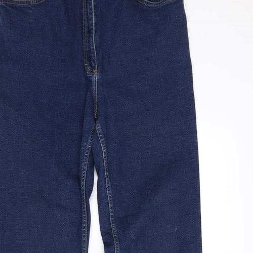 Rogers & Rogers Womens Blue  Denim Flared Jeans Size 18 L31 in