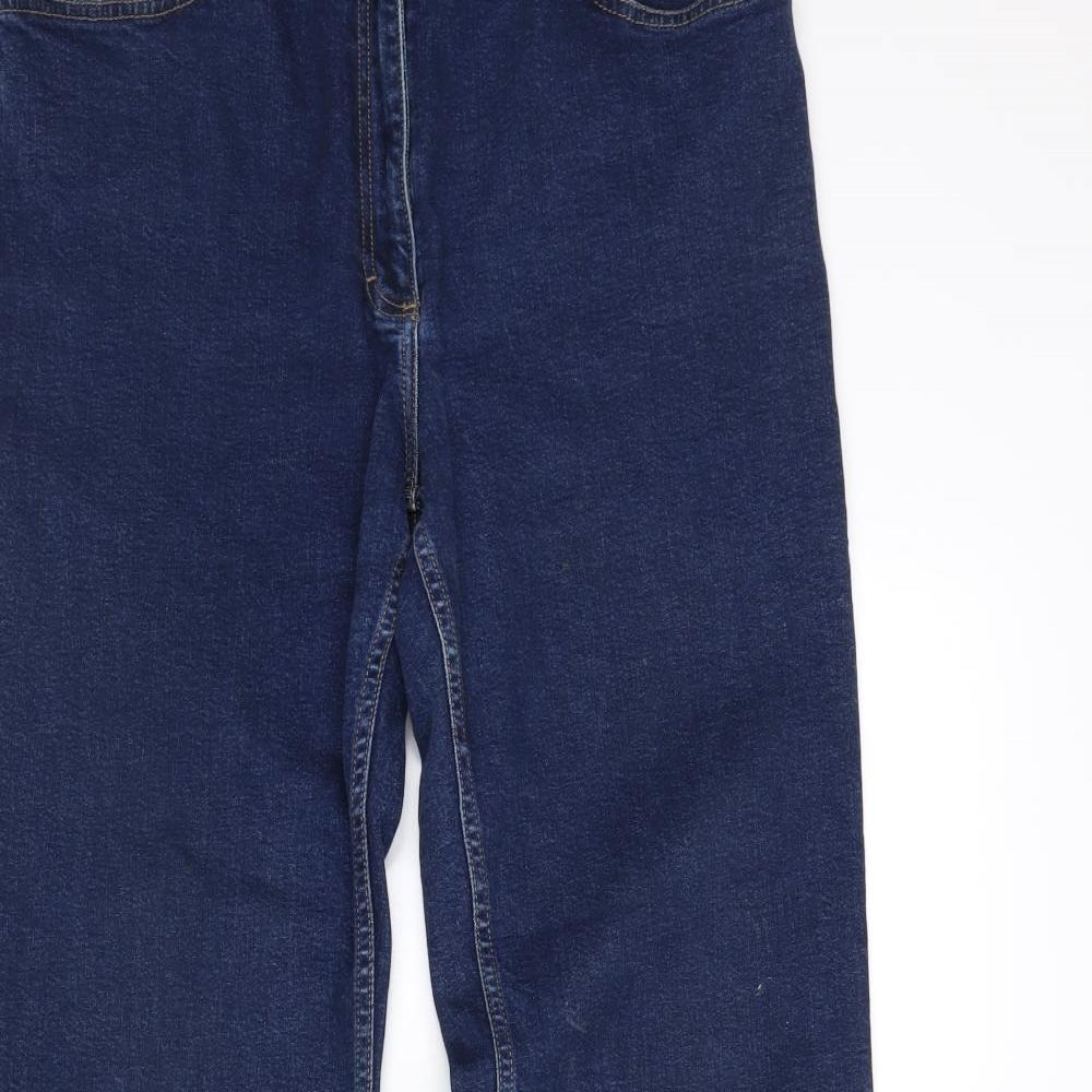 Rogers & Rogers Womens Blue  Denim Flared Jeans Size 18 L31 in