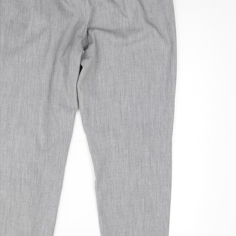 TU Womens Grey   Trousers  Size 16 L30 in