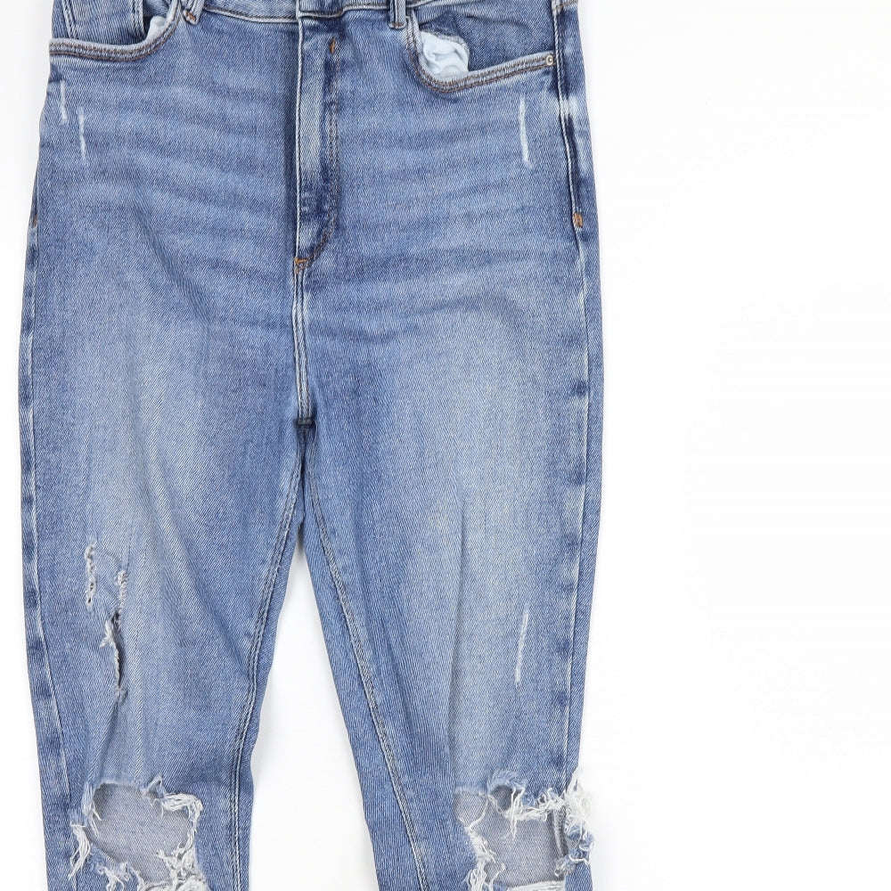 New Look Womens Blue  Denim Skinny Jeans Size 14 L29 in