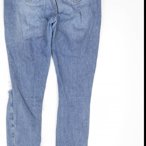 New Look Womens Blue  Denim Skinny Jeans Size 14 L29 in