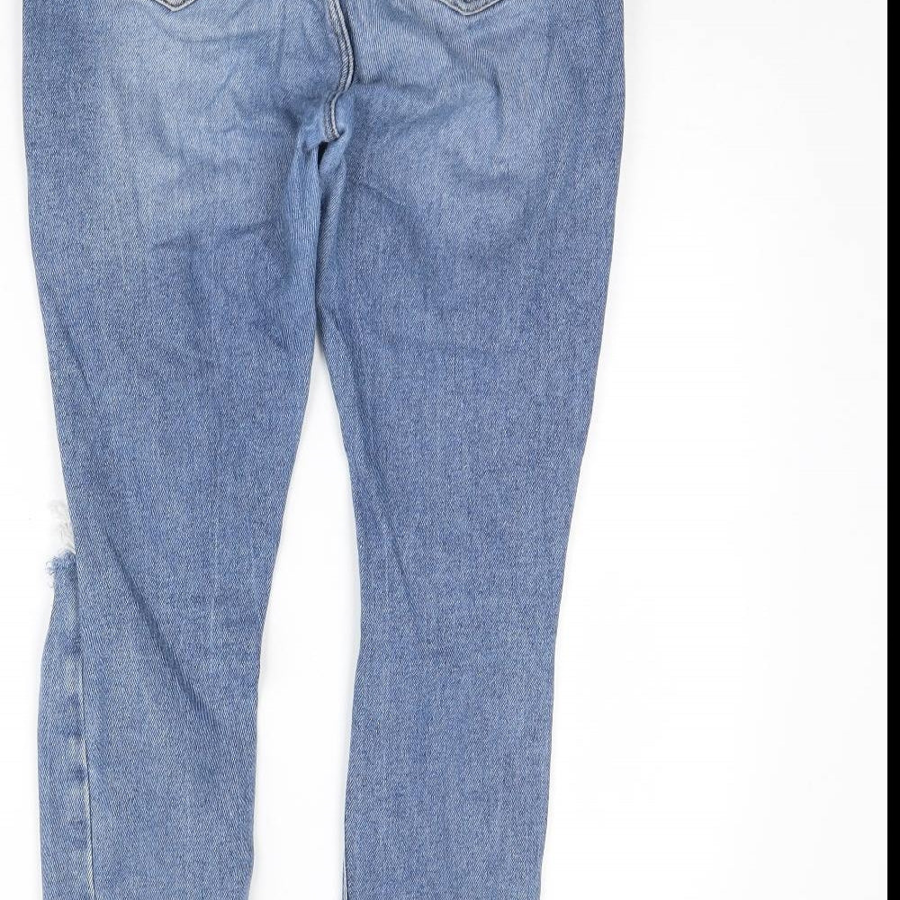 New Look Womens Blue  Denim Skinny Jeans Size 14 L29 in