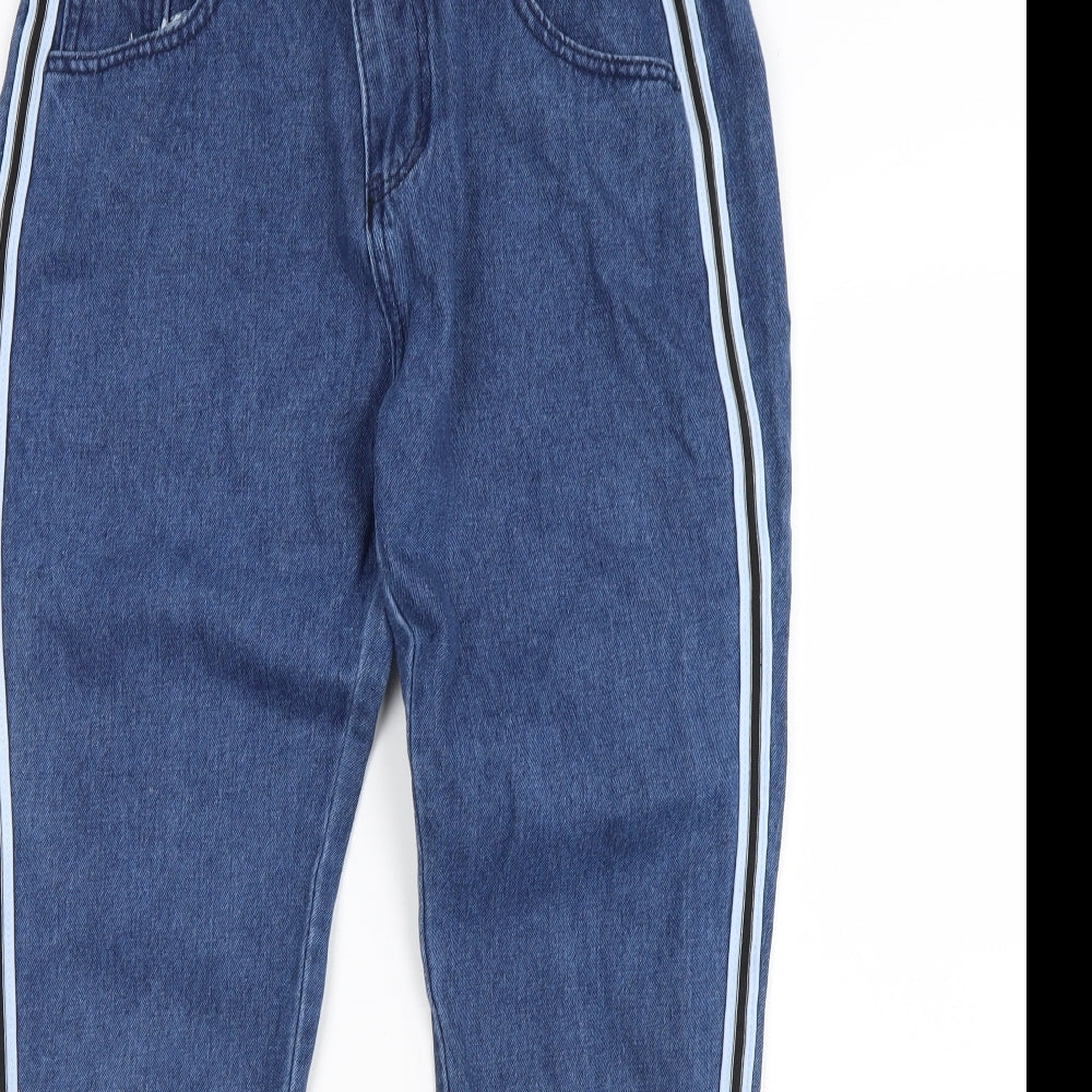 Preworn Womens Blue  Denim Straight Jeans Size XL L28 in