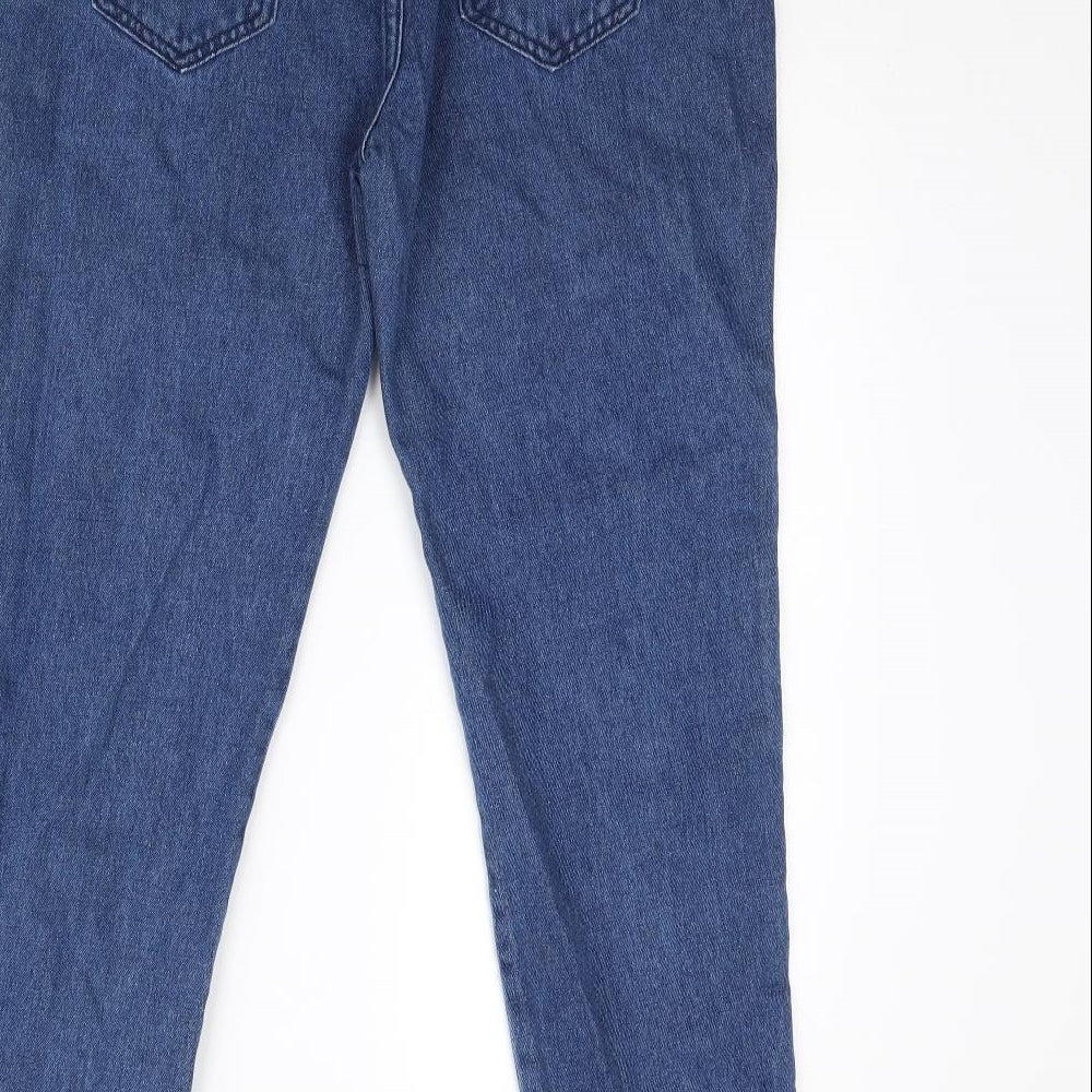 Preworn Womens Blue  Denim Straight Jeans Size XL L28 in