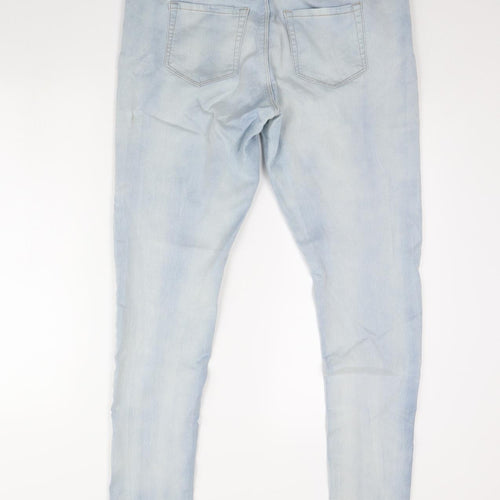 Denim & Co. Womens Blue  Denim Skinny Jeans Size 16 L29 in
