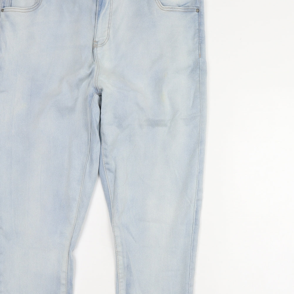 Denim & Co. Womens Blue  Denim Skinny Jeans Size 16 L29 in