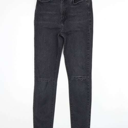 FOREVER 21 Womens Black  Denim Skinny Jeans Size 28 in L29 in