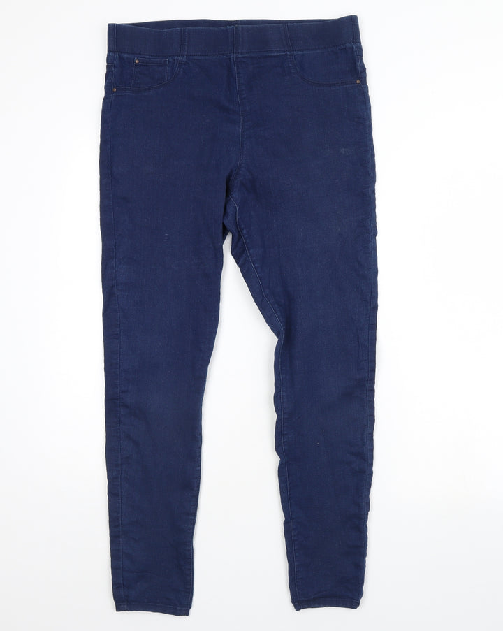 Denim Womens Blue  Denim Skinny Jeans Size 12 L29 in