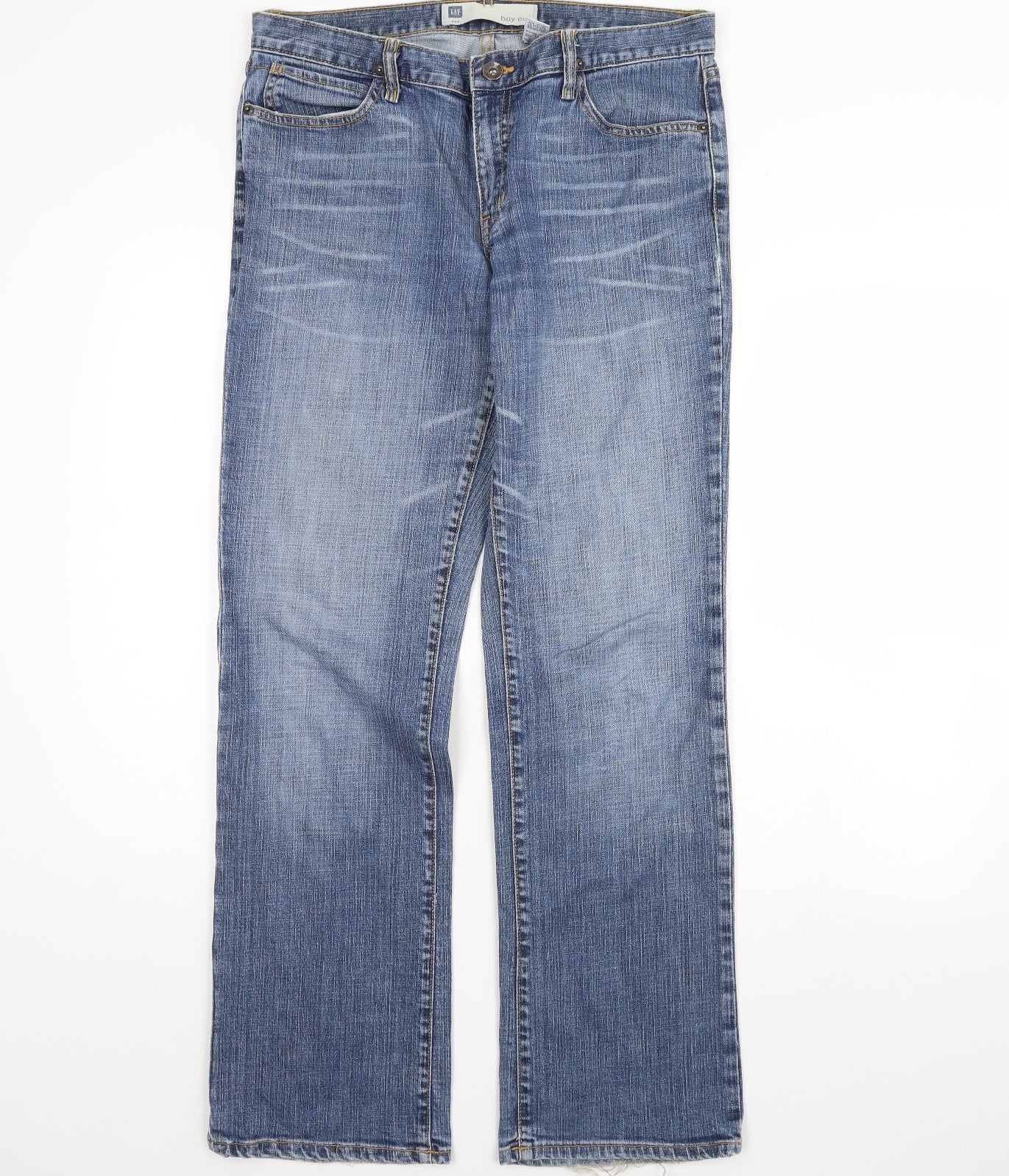 Gap Womens Blue  Denim Flared Jeans Size 10 L30 in