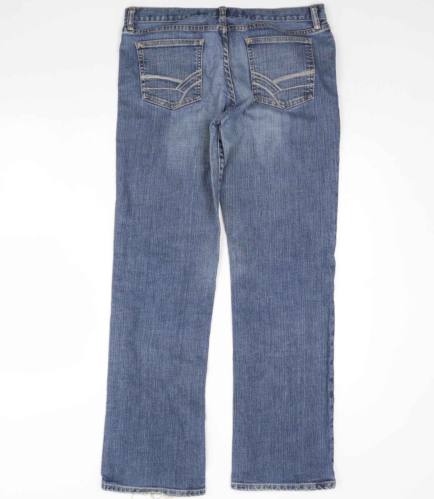 Gap Womens Blue  Denim Flared Jeans Size 10 L30 in