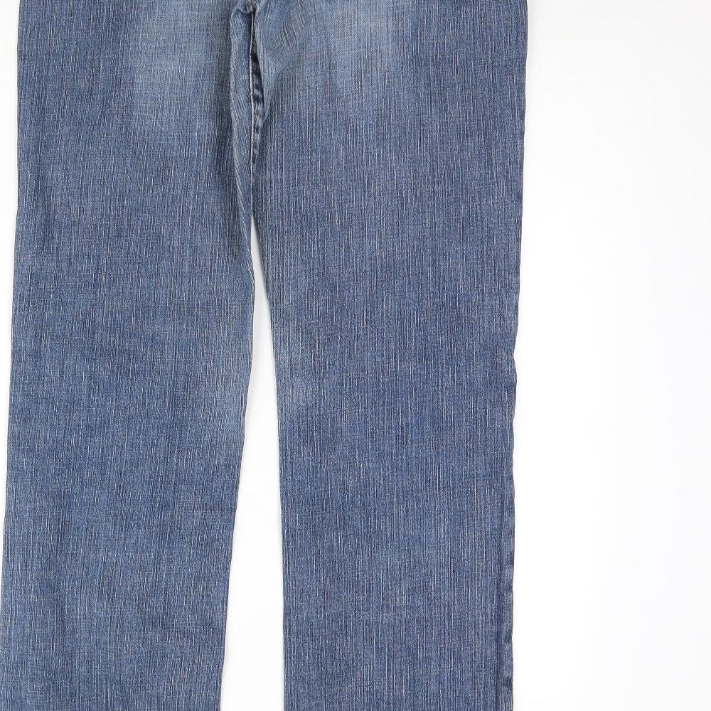 Gap Womens Blue  Denim Flared Jeans Size 10 L30 in
