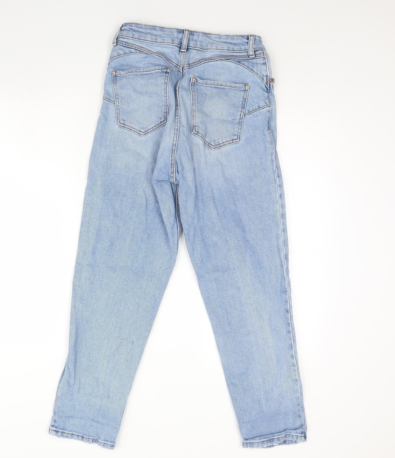 New Look Womens Blue  Denim Straight Jeans Size 10 L29 in