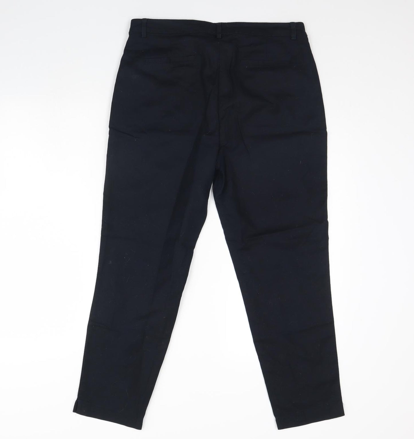 Mini Velvet Womens Blue   Trousers  Size 14 L28 in