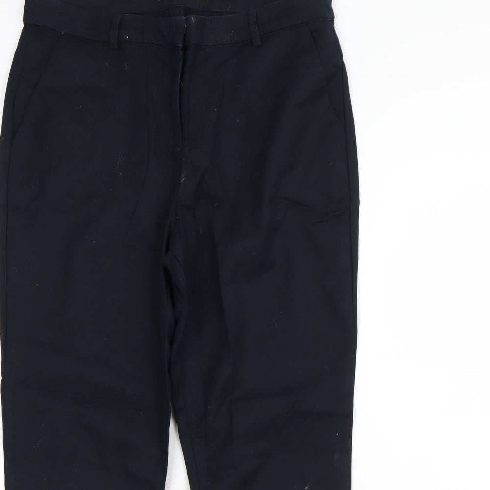 Mini Velvet Womens Blue   Trousers  Size 14 L28 in
