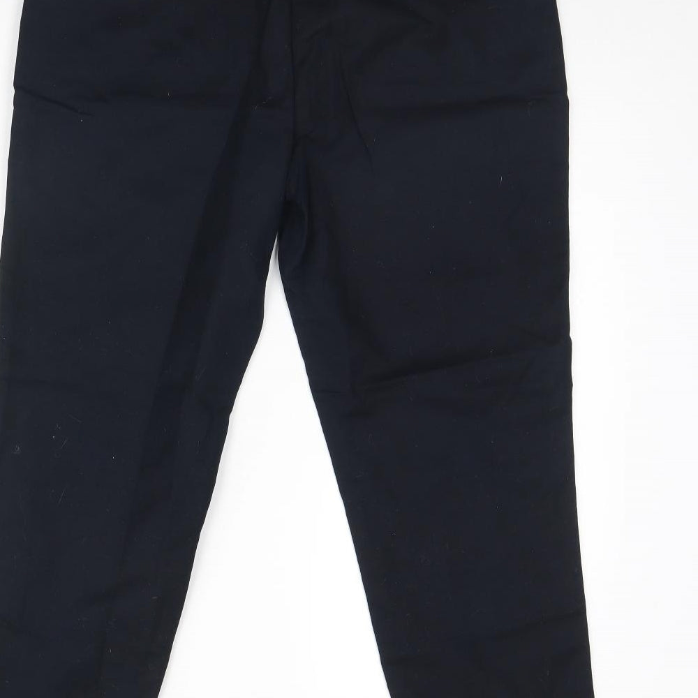 Mini Velvet Womens Blue   Trousers  Size 14 L28 in