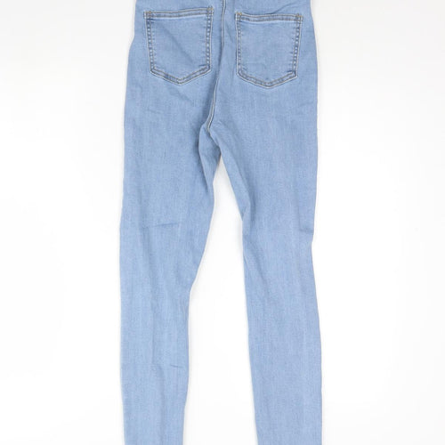 pretty little Thing Womens Blue  Denim Skinny Jeans Size 6 L28 in