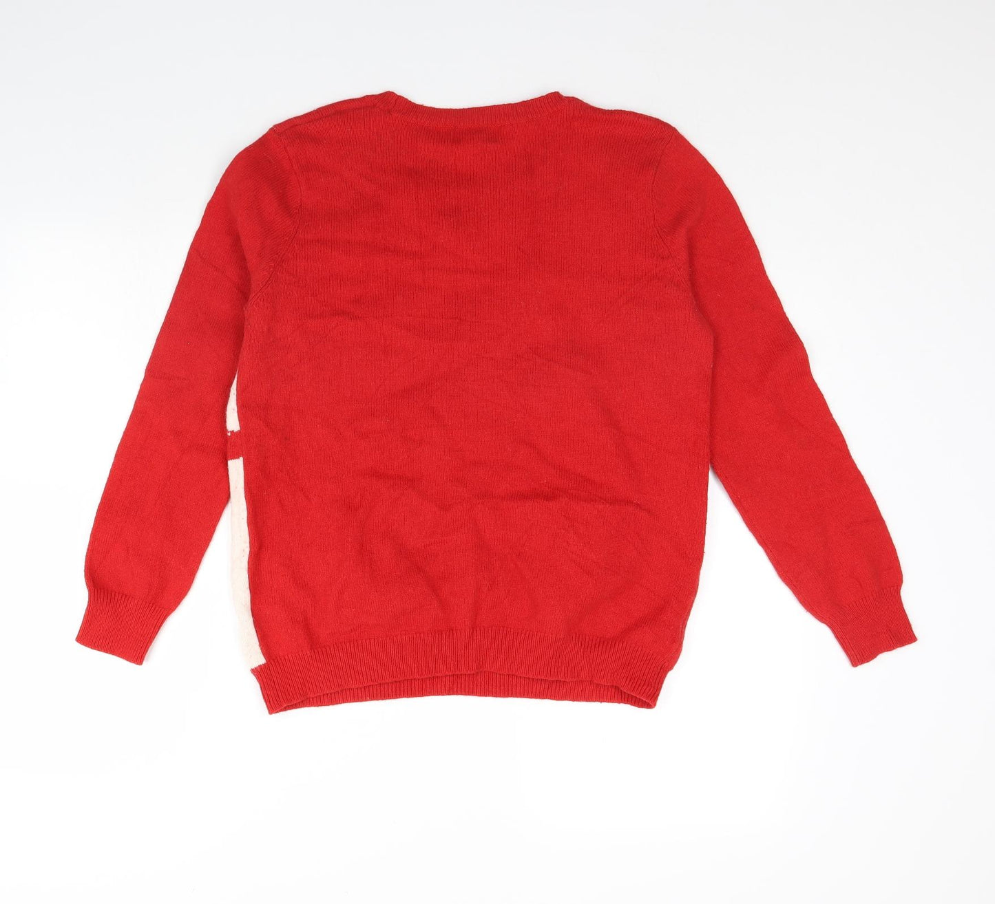 NEXT Womens Red   Pullover Jumper Size 14  - Christmas jumper