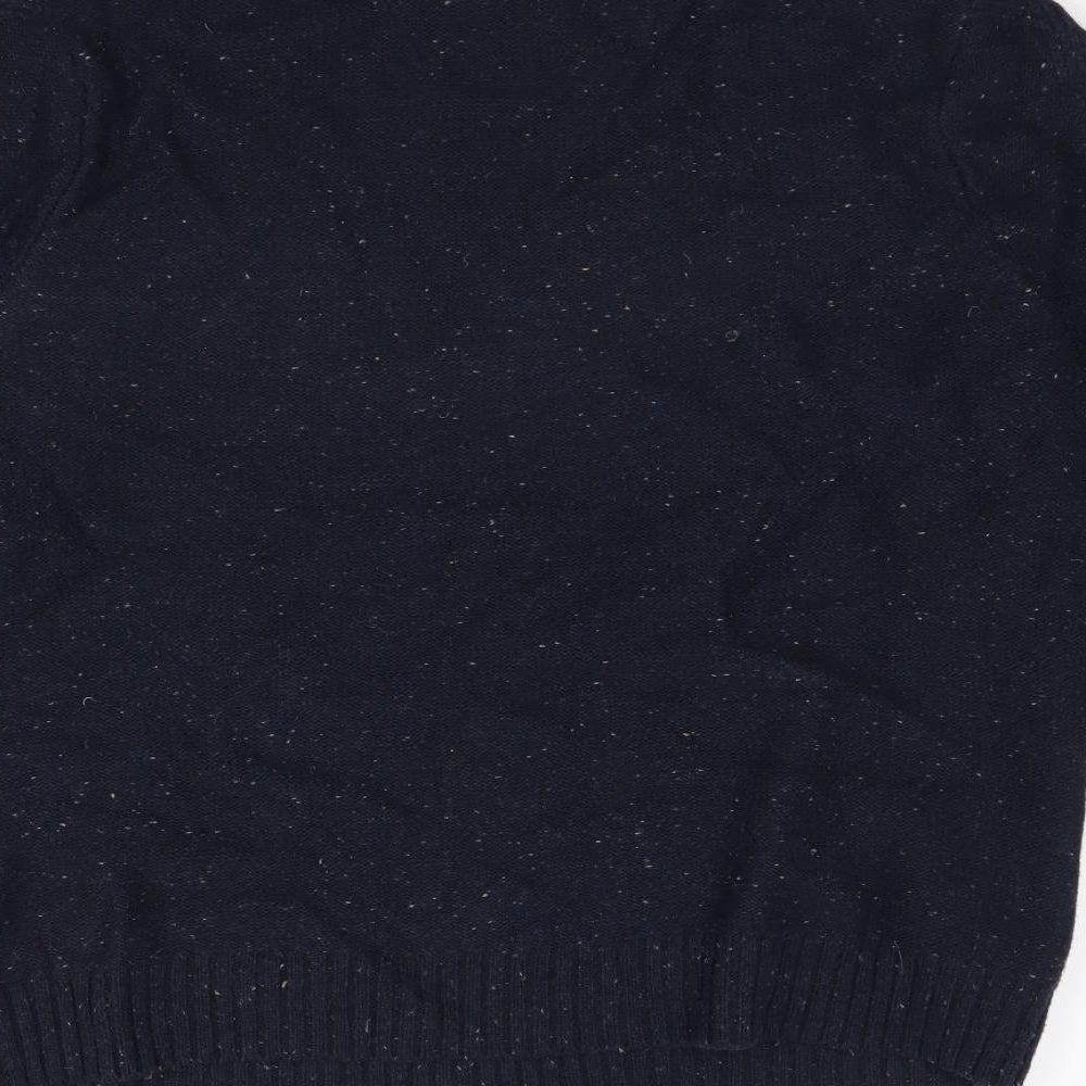 John Rocha Mens Blue   Henley Jumper Size XL