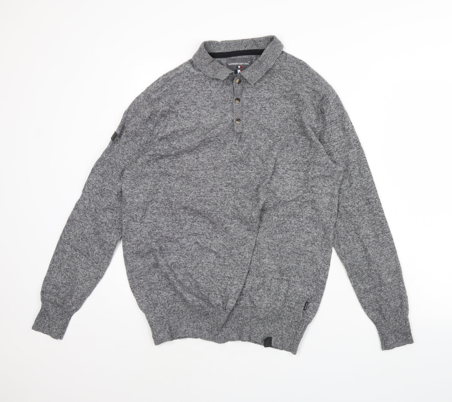 Superdry Mens Grey   Pullover Jumper Size XL