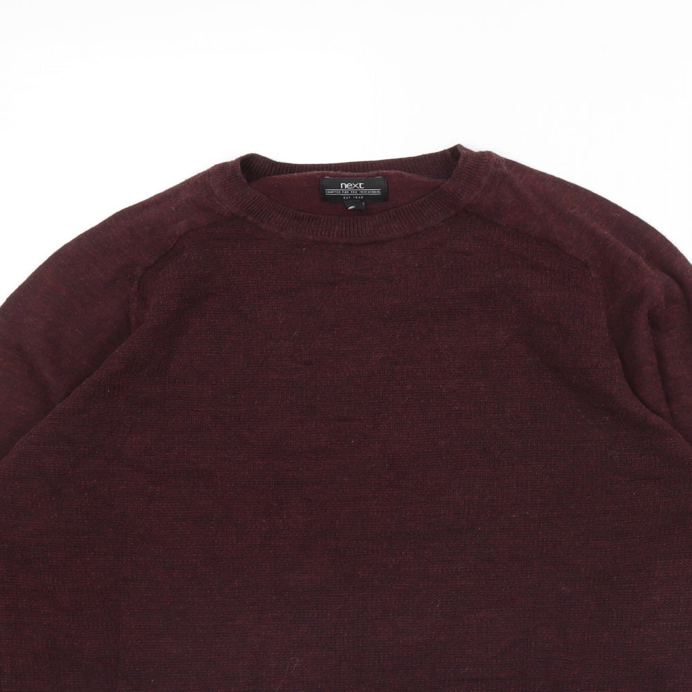 NEXT Mens Red   Pullover Jumper Size S