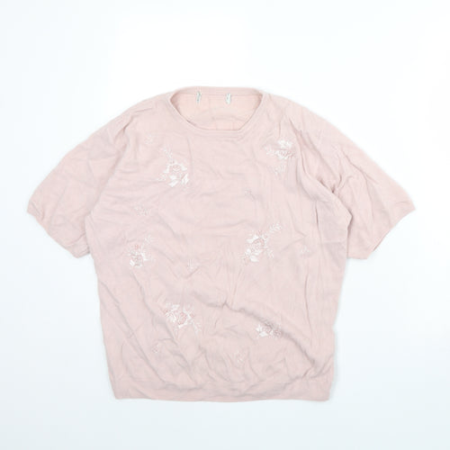 Preworn Womens Pink   Pullover Jumper Size 18
