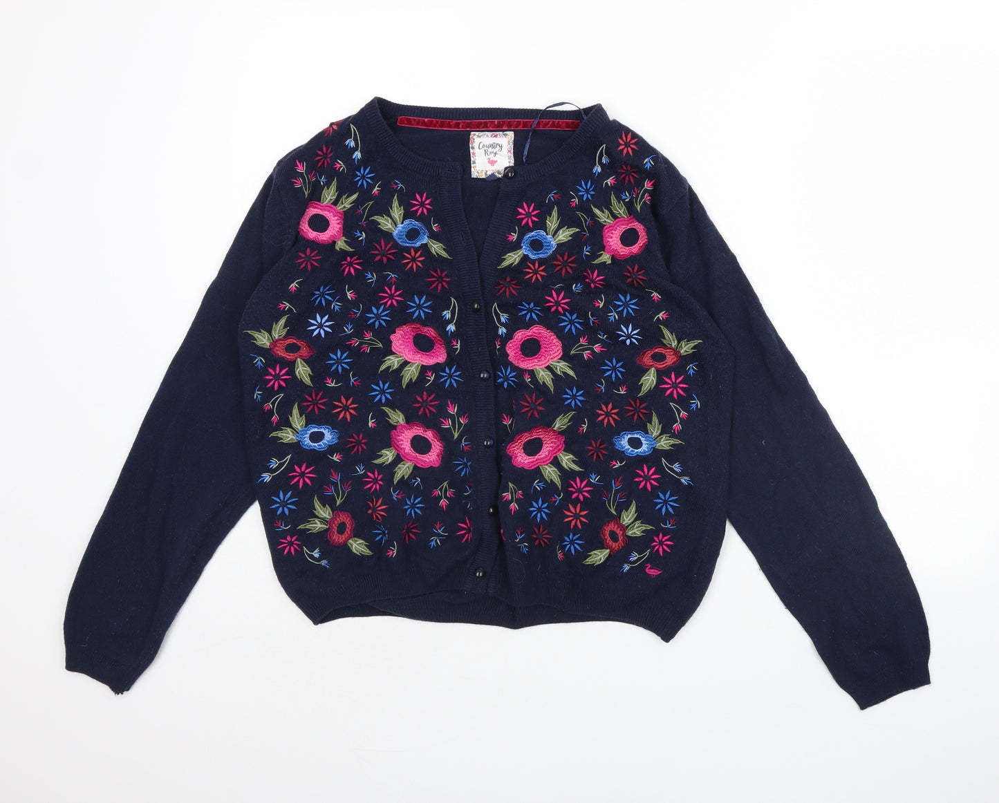 Country rose Womens Blue   Cardigan Jumper Size L
