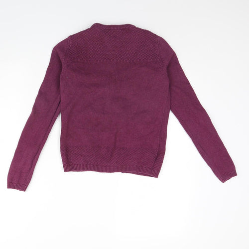 Lily & Me Womens Purple   Cardigan Jumper Size 8