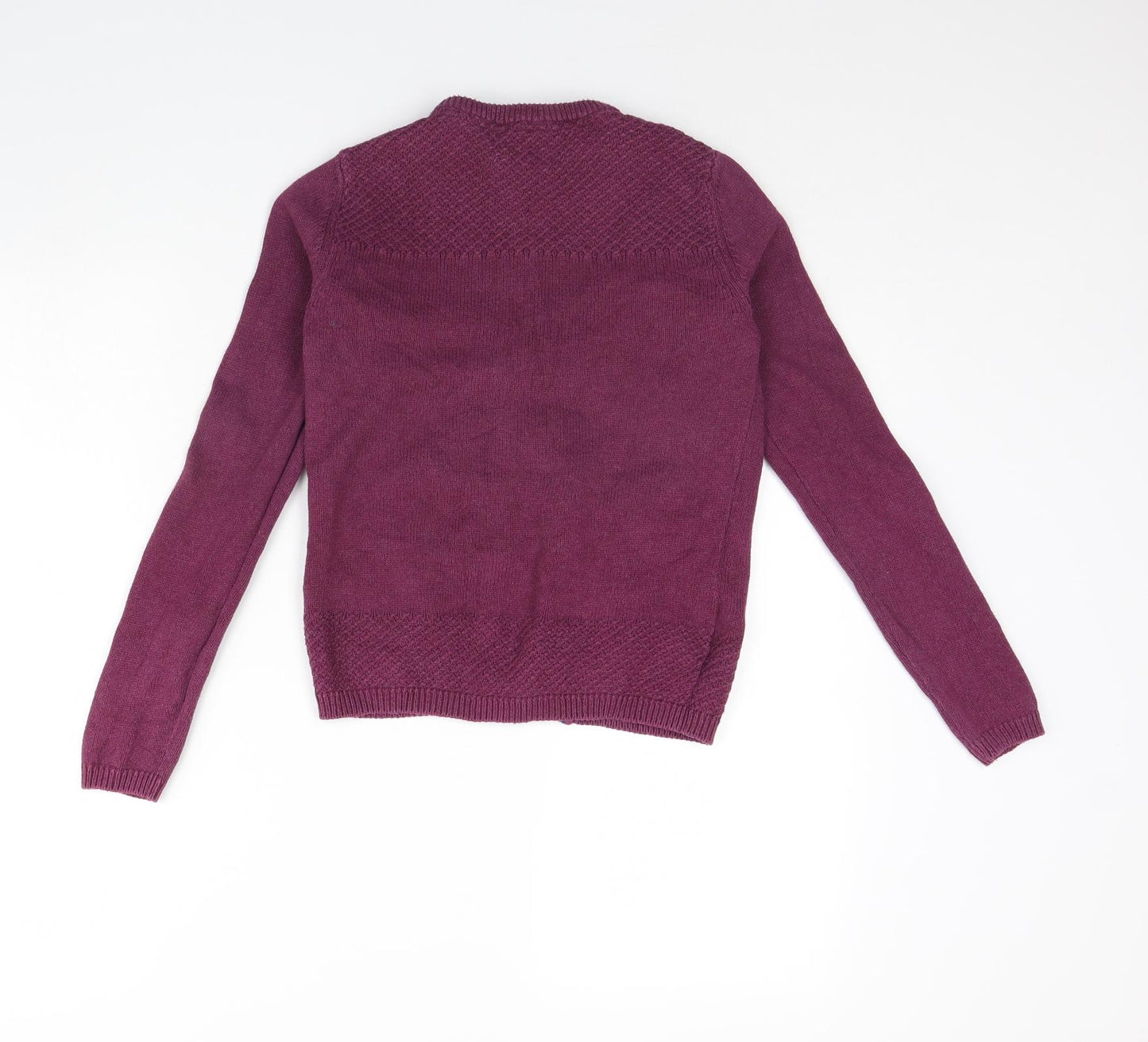 Lily & Me Womens Purple   Cardigan Jumper Size 8