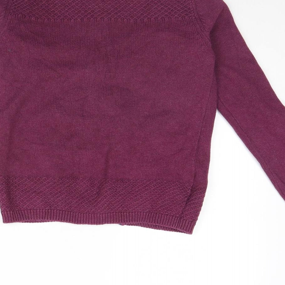Lily & Me Womens Purple   Cardigan Jumper Size 8