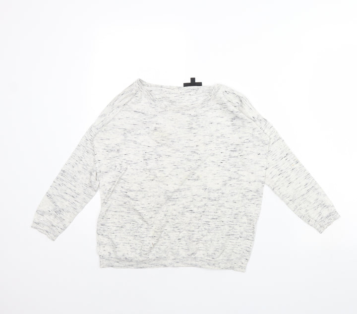 Warehouse Womens Grey Pullover Jumper Size 6