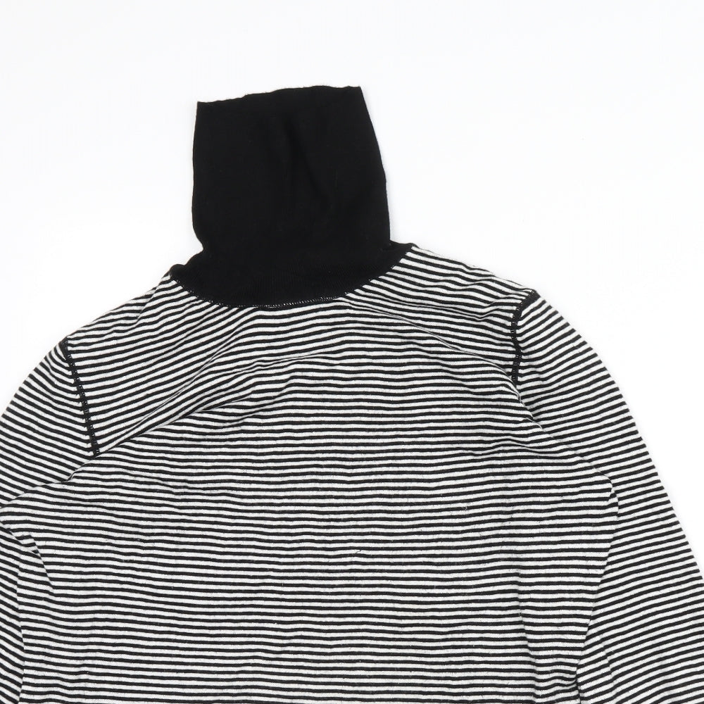 Limited collection Womens White Striped  Pullover Jumper Size 16