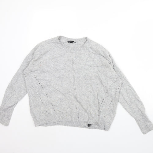 Topshop Womens Grey   Pullover Jumper Size 8