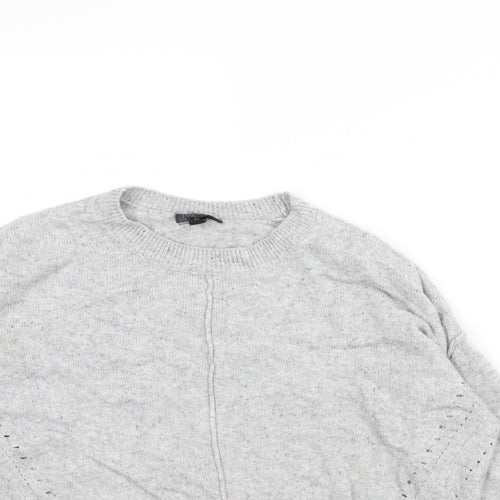 Topshop Womens Grey   Pullover Jumper Size 8