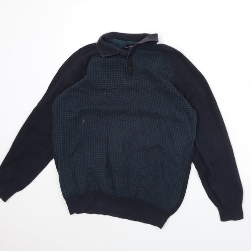 Easy Mens Green   Pullover Jumper Size M