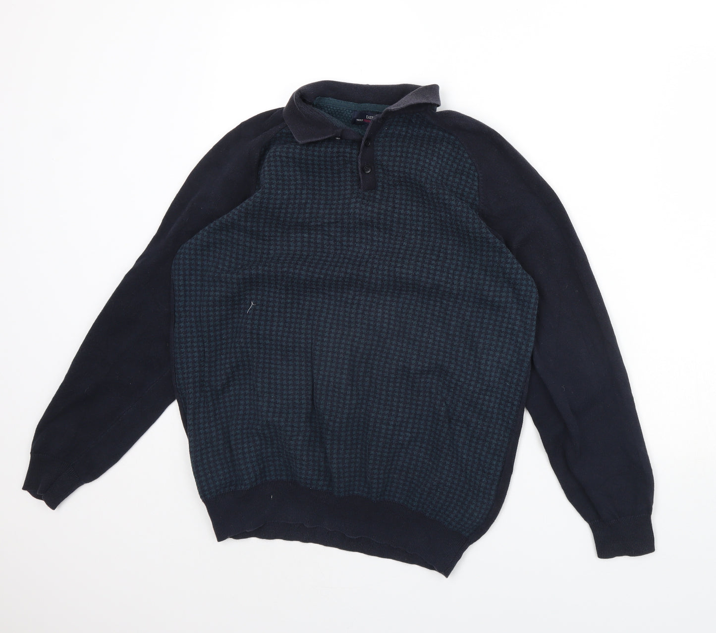 Easy Mens Green   Pullover Jumper Size M