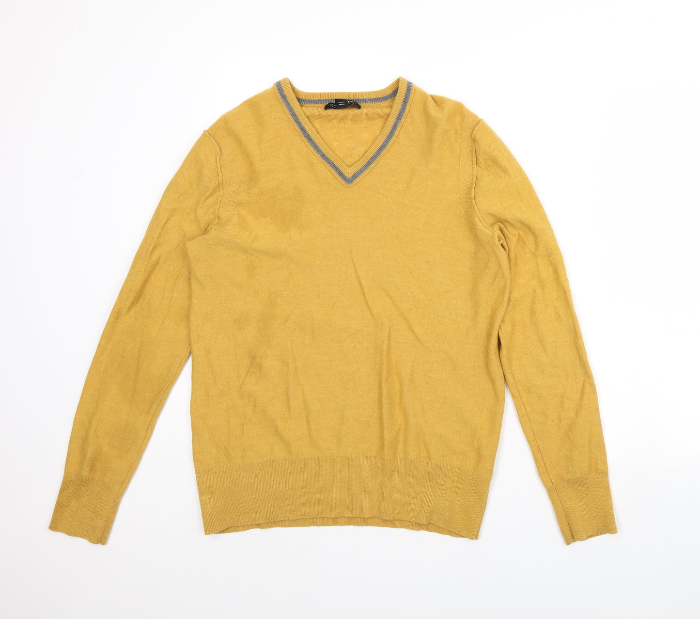 Banana Republic Mens Yellow   Pullover Jumper Size L