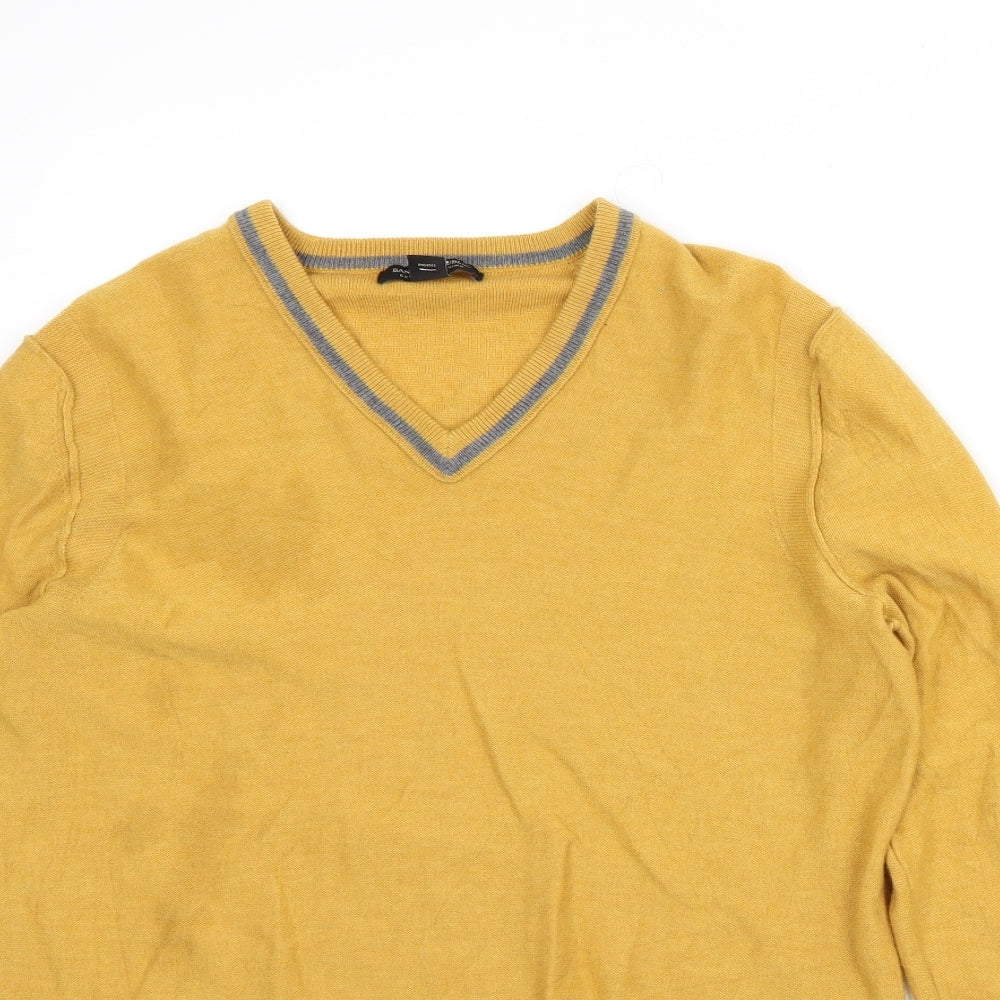 Banana Republic Mens Yellow   Pullover Jumper Size L