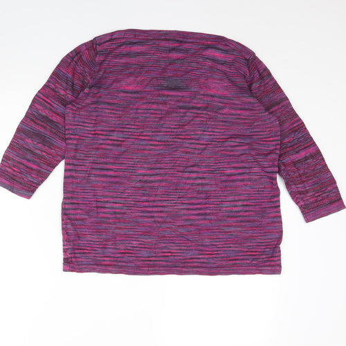 love knitwear Womens Purple   Pullover Jumper Size 16
