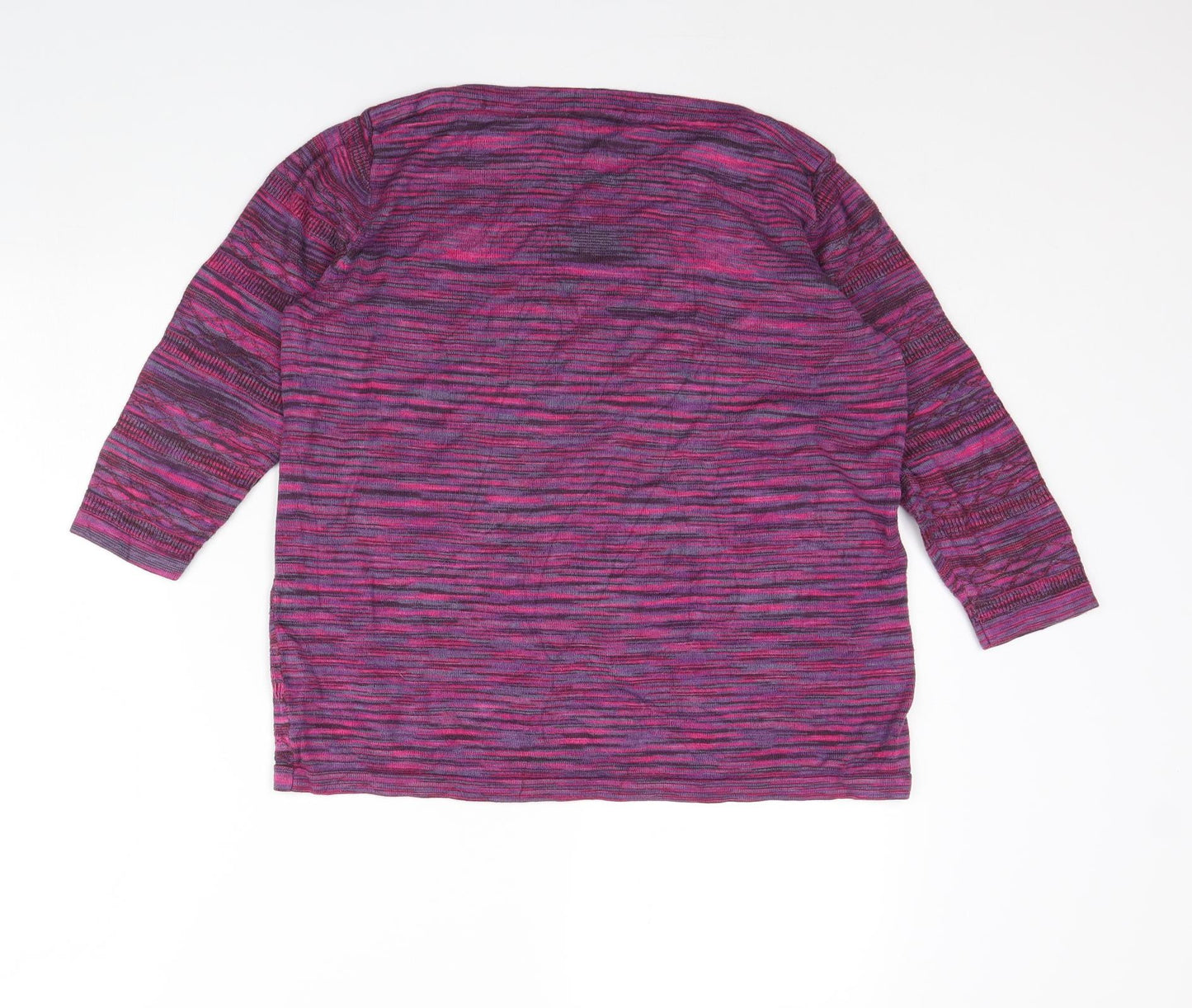 love knitwear Womens Purple   Pullover Jumper Size 16