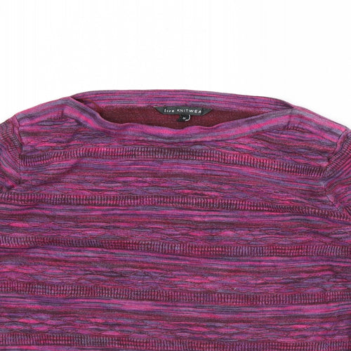 love knitwear Womens Purple   Pullover Jumper Size 16