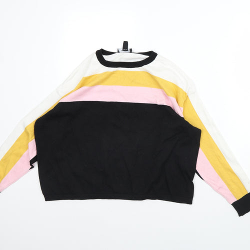 New Look Womens Black   Pullover Jumper Size L