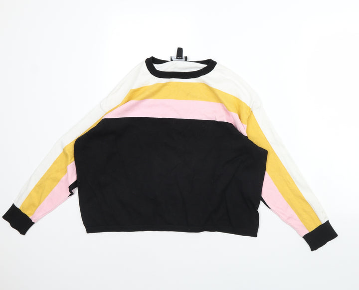 New Look Womens Black   Pullover Jumper Size L