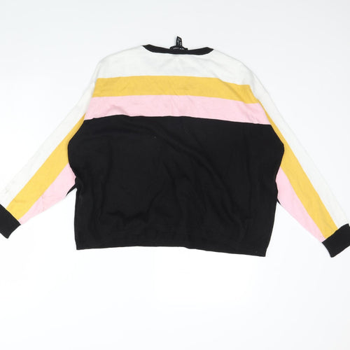 New Look Womens Black   Pullover Jumper Size L