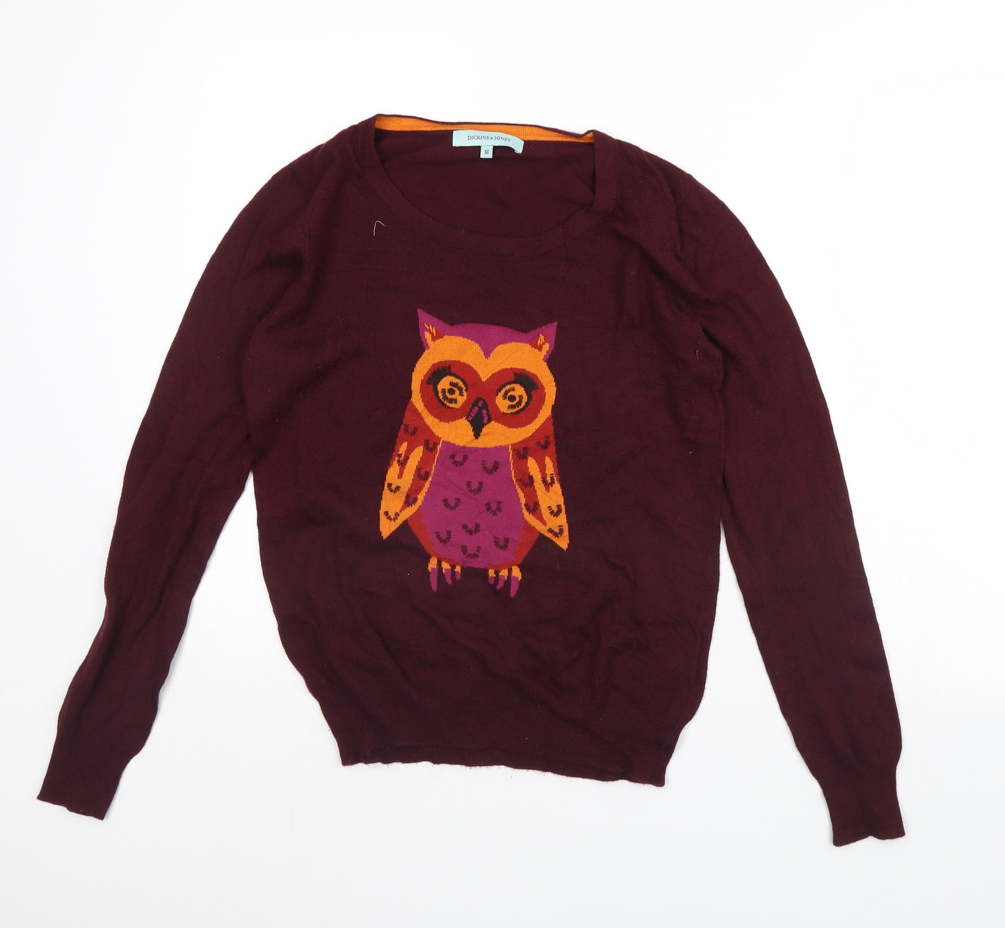 Dickens & jones Womens Purple   Pullover Jumper Size M  - Owl