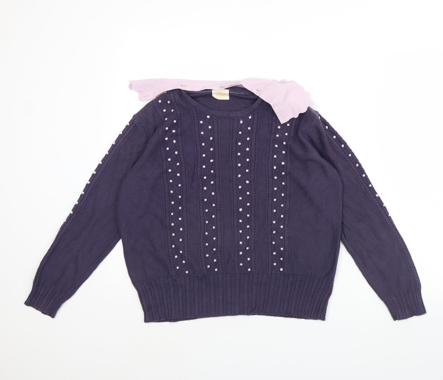Country Casuals Womens Purple   Pullover Jumper Size L