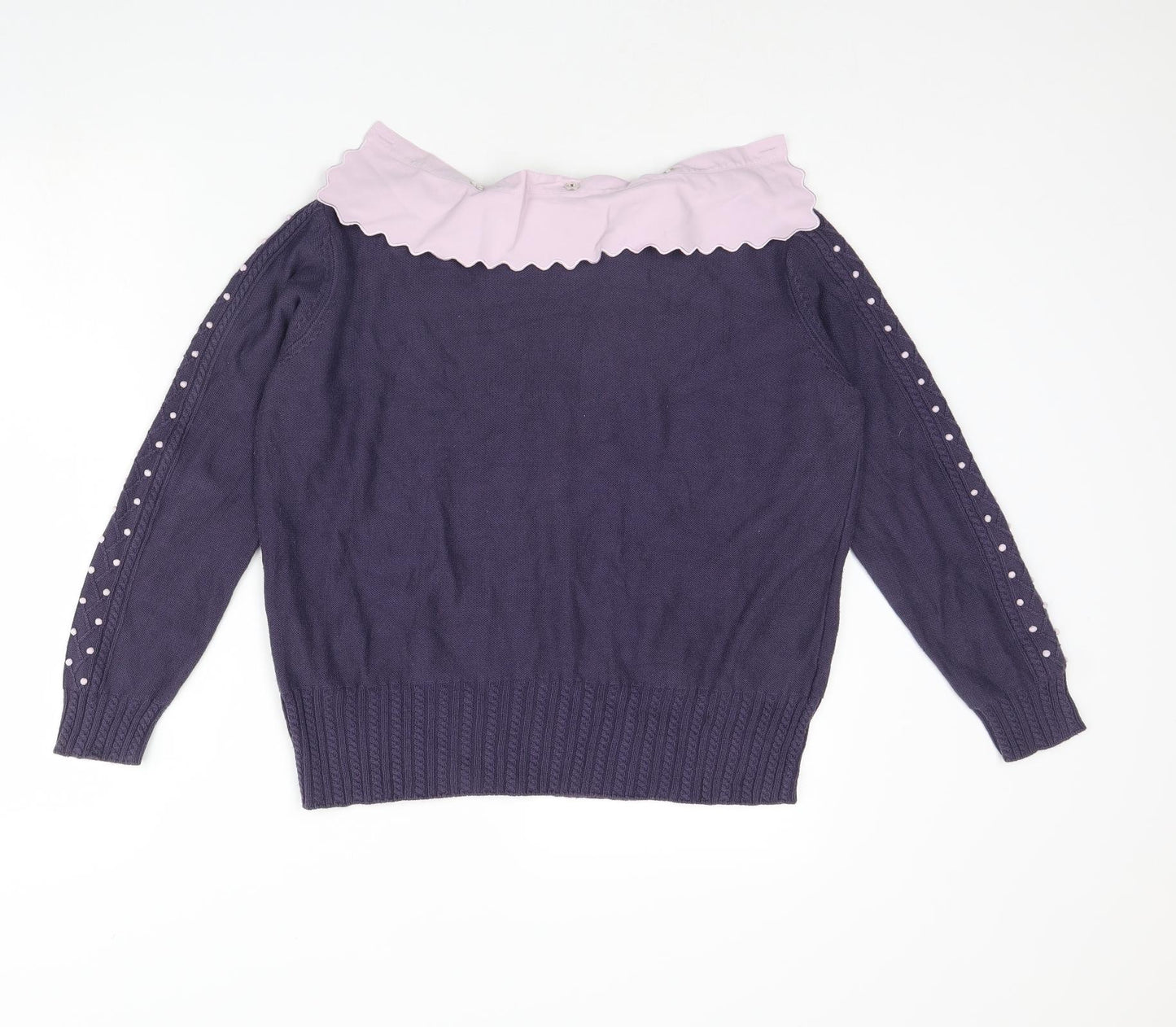 Country Casuals Womens Purple   Pullover Jumper Size L