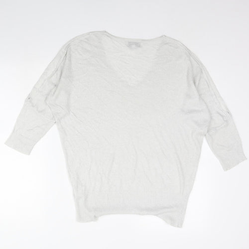 NEXT Womens Silver   Pullover Jumper Size 14