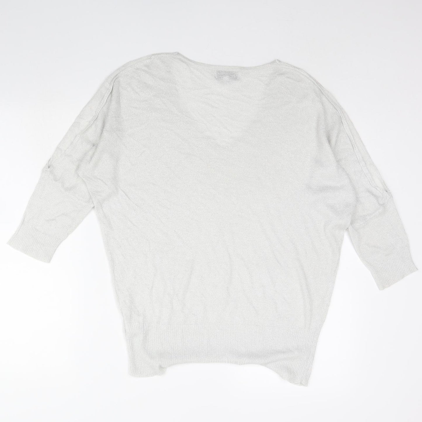 NEXT Womens Silver   Pullover Jumper Size 14